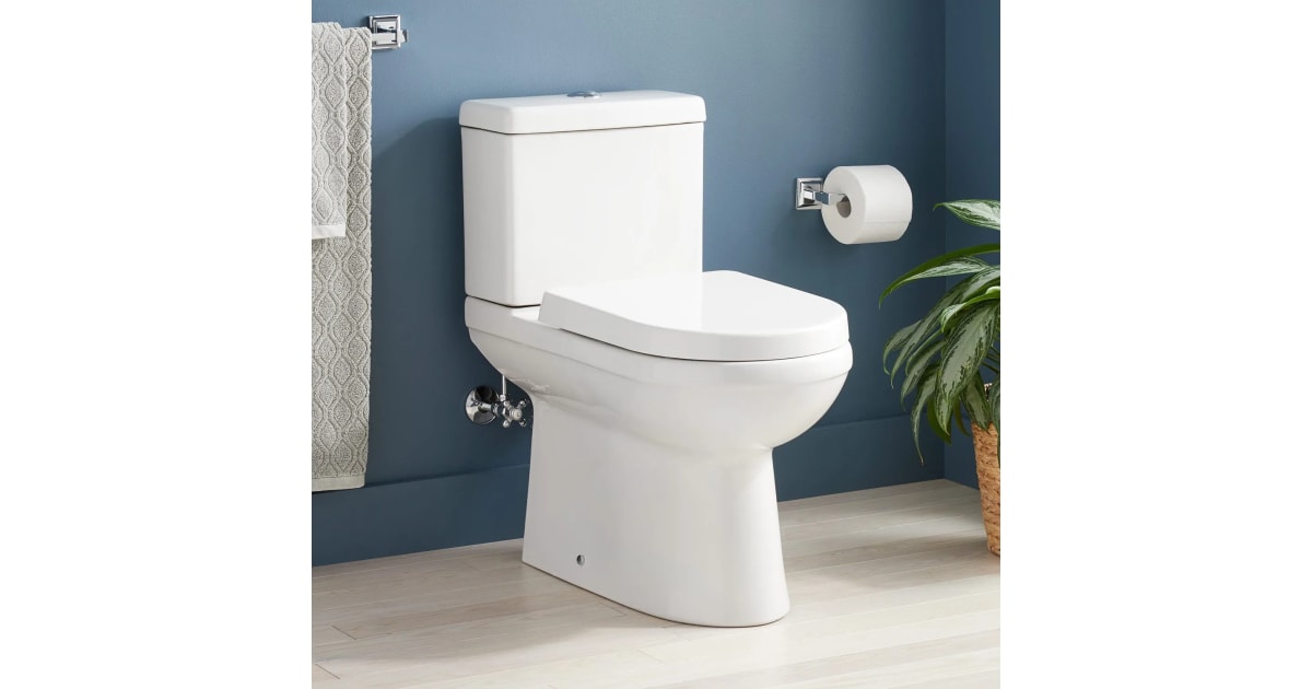 Signature Hardware SHML240SWH Milazzo Elongated Toilet